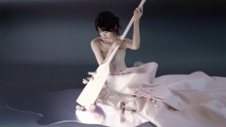 田曦薇 粉色长裙子 船桨 唯美 美女桌面壁纸