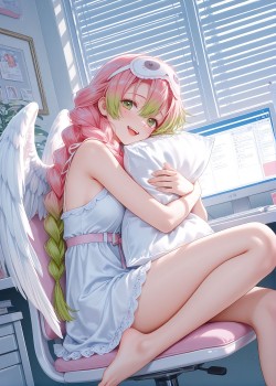 鬼灭之刃 甘露寺蜜璃 祢豆子 蝴蝶忍 动漫壁纸 睡衣抱枕