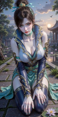 斗破苍穹 国漫美女 ai绘画 青鳞