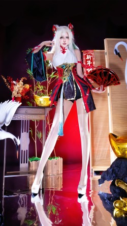 dy@月喑yīn 剪纸仙灵刀妹 艾瑞莉娅 cos 金铲铲之战 金铲铲