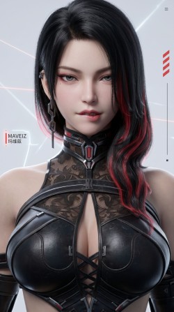 镭明闪击 玛维兹 角色海报 游戏美女美图在线下载