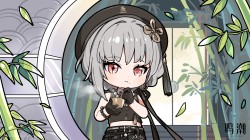 鸣潮官网社媒活动高清电脑壁纸-卡通漫画壁纸-散华