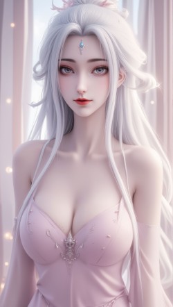 睡袍版小白 诛仙 壁纸手机超清全面屏 国漫女神