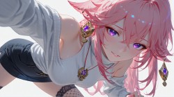 电脑桌面壁纸🐾Share wallpaper 二次元游戏原神角色 八重神子