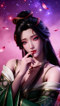 女儿身建模的龙娇男4k超高清壁纸 牧神记国漫美女福利