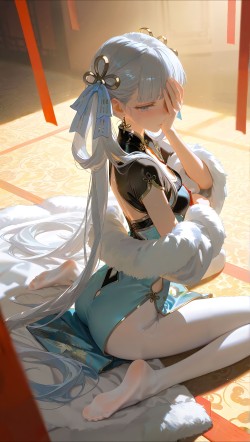 @木木壁纸 今天汐汐嘛？#今汐 #鸣潮 #二创 #日更