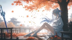 镜流树下小憩 游戏角色 电脑桌面壁纸