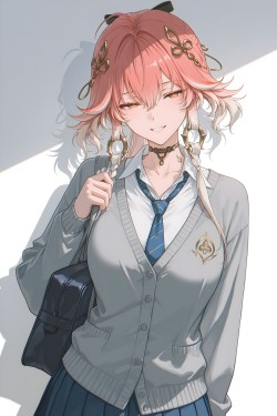 鸣潮校园穿搭 千咲 今汐 长离 鸣潮女团