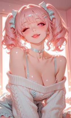 甜美少女系列 二次元 美女 粉色发 高清