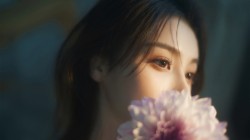 隆妮 花 高清美女电脑壁纸