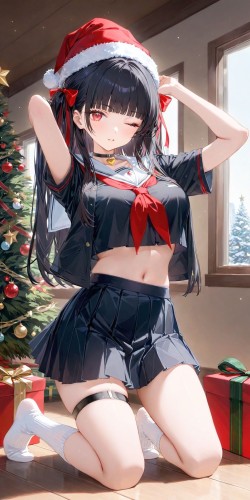 圣诞节特供 手游鸣潮千咲壁纸分享