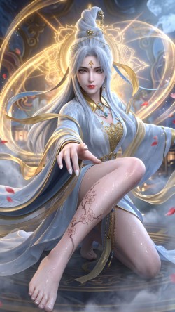 缥缈神王 星辰变最终季 国漫女神美腿 唯美质感 高清手机壁纸