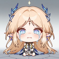 鸣潮卡提希娅 二次元可爱Q版头像 微信头像 QQ头像 抖音头像 社交头像表情