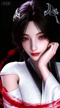 《神墓》里雨馨和梦可儿谁才是女主啊？黑底 国漫美女壁纸