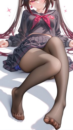 丝袜 黑丝 大长腿 美腿 崩坏星穹铁道 花火 壁纸图片