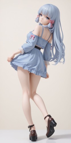 原神 神里凌华 AI二次元手办图片