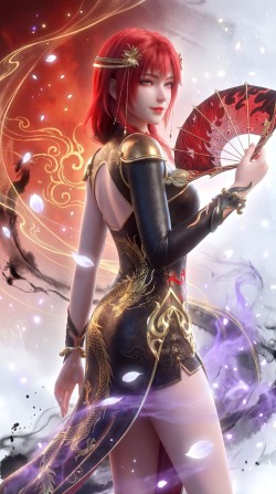 动漫动画 百炼成神 朱绾 国漫女神 手机壁纸