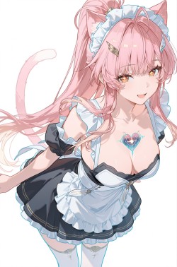 女仆装小爱 爱弥斯 鸣潮 二次元游戏 剧情感人