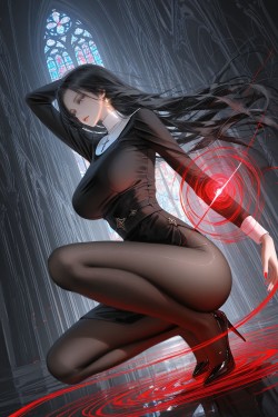 修女 二次元 动漫美图 御姐