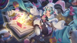 王者荣耀安琪拉 糖果风暴电脑桌面壁纸