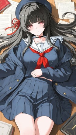 鸣潮椿、千咲，黑海岸是个好地方 二次元游戏女孩