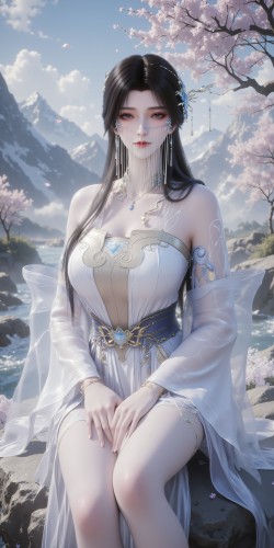 遮天这样的安妙依仙子喜欢吗，动漫国漫美女壁纸，御姐颜值超美