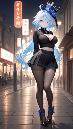 原神 芙宁娜 手机背景图片分享 壁纸网站推荐