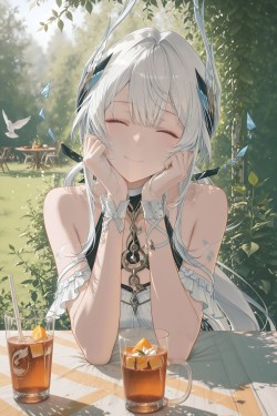 指挥官早安，我依旧在你身边。《战双帕弥什》丽芙霁梦丽芙ai绘画手机壁纸