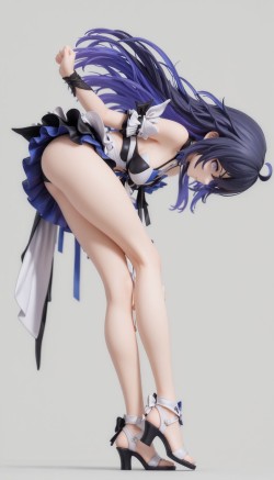 二次元手办 ai壁纸 原神 大长腿