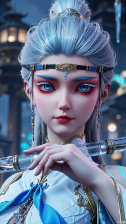 知画的根基姿态也太美了吧 <strong>沧元图</strong> ai绘画