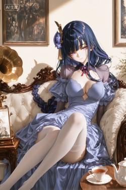 原神壁纸分享 二次元复古环境场景 雷电将军