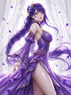 原神二创 八重神子 胡桃 雷电将军 神里凌华