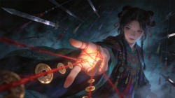 捉鬼天师 动漫女孩高清车机壁纸