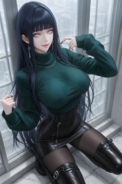 雏田 火影忍者 时尚穿搭 二次元 羡慕鸣人每一天