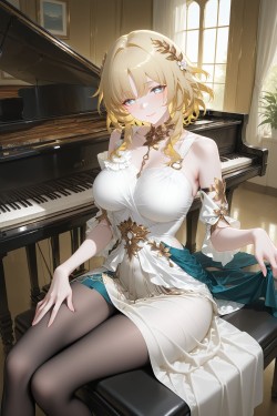 阿格莱雅 遐蝶 长夜月 风堇 二次元徽章、二次元挂件、二次元海报