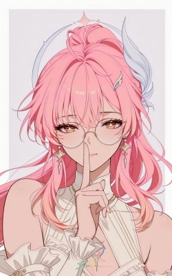 爱弥斯 二次元游戏鸣潮壁纸 粉色头发的女孩