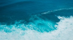 蓝色海洋 海浪风景电脑桌面壁纸