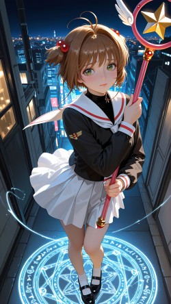 魔卡少女樱 二次元 动漫少女 可爱