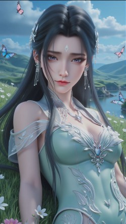 诛仙 陆雪琪唯美同人壁纸 国漫女神壁纸 诛仙动画 质感 超高清