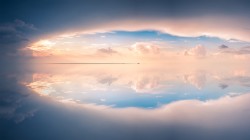 天空之境唯美倒影风景壁纸