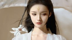 白衣古风女子高清电脑壁纸