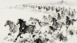 2026万马奔腾水墨画马年图片高清壁纸 3D 2D 素材、矢量素材、位图素材