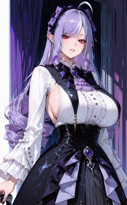 二次元游戏少女 绝区零 薇薇安 高清图片