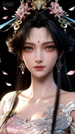 遮天动漫动画 广寒宫圣女伊轻舞 新角色登场 国漫美女