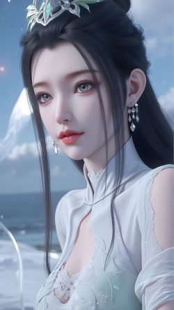 绝美陆嫁嫁 国漫女神 神国之上 ai绘画 壁纸分享