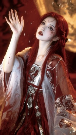 红白古装美女 壁纸图片推荐分享 颜值美感