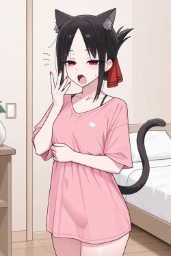 辉夜大小姐想让我告白 四宫辉夜 女仆装 睡衣 尾巴 壁纸