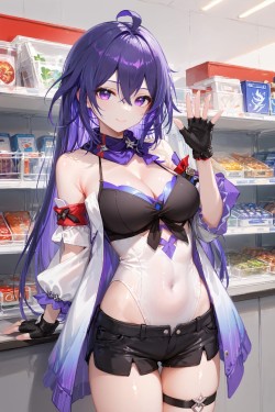 二次元少女美图壁纸 崩坏星穹铁道 希儿 手机壁纸