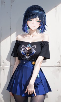 ai绘画 #二次元 #美图分享 #原神 #夜兰