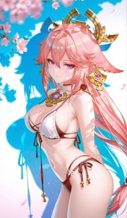 八重神子 原神 二次元好看热门壁纸 推荐分享